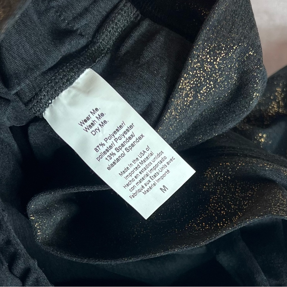 NEW Beyond Yoga SoftShine Wanderlust One Shoulder Metallic Stardust Cropped Tank - Picture 9 of 9